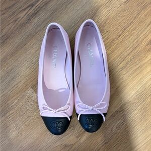 Chanel Pink and Black Women's Shoes